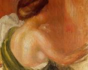 皮埃尔 奥古斯特 雷诺阿 : Seated Woman in a Green Robe